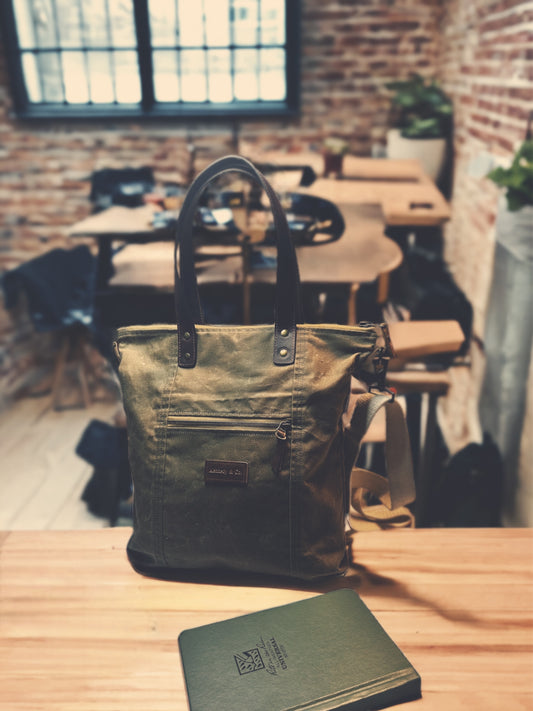 Cross body tote