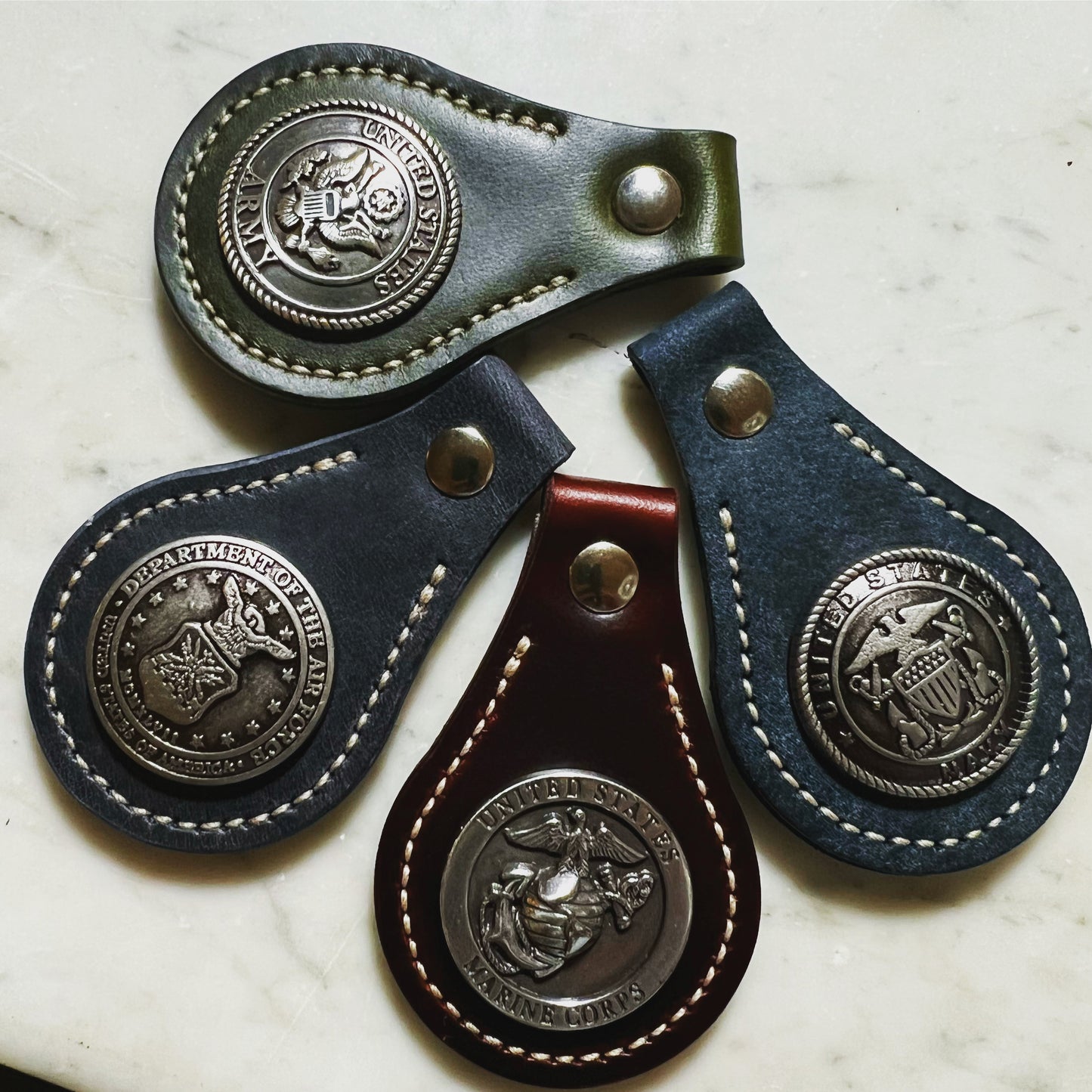 Hand Stitched Key Fobs